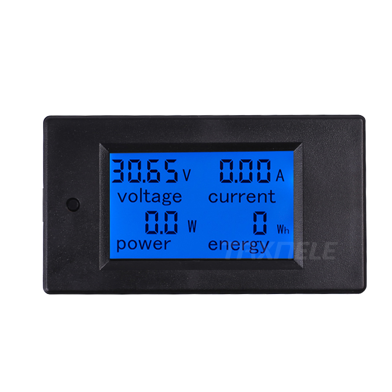 DC Voltmeter Ammeter Power Energy Digital Voltage Current Meter LCD 4 inch DC 6.5-100V 100A with Shunt