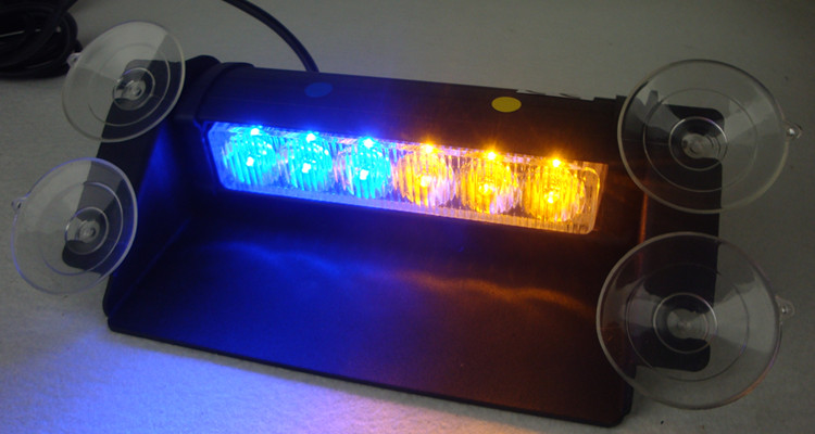 Manufacturer Emergency Vehicle Dash Visor strobe LED warning lights for police patrol Ambulance