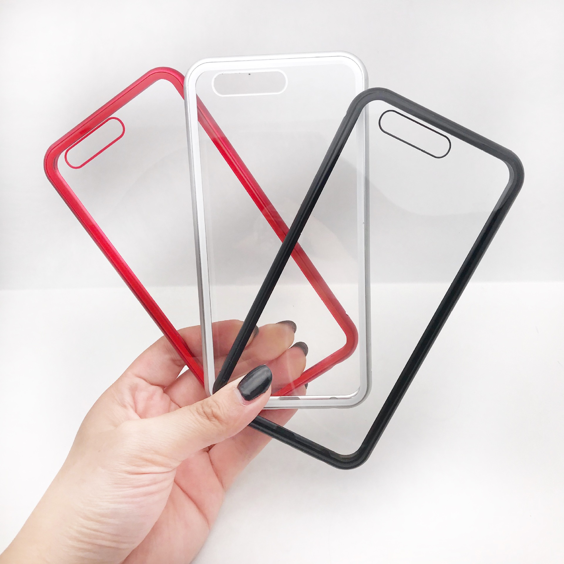 New Arrival Metal frame 6D glass flip cover drop  Magnetic phone case For Vivo V15 Pro bumper case