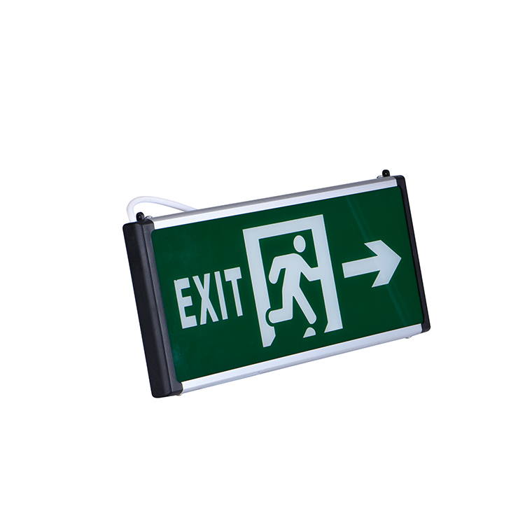 double sided led exit sign fire safety sign escape sign