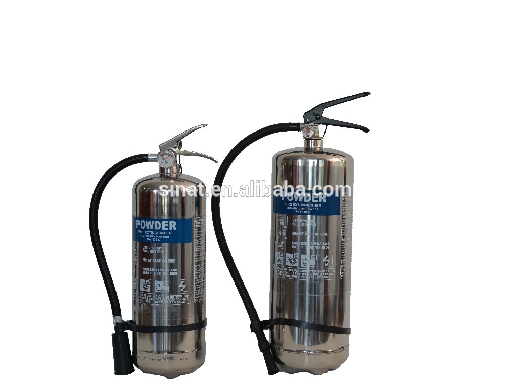 4kg Chrome stainless steel fire extintor CE Approved