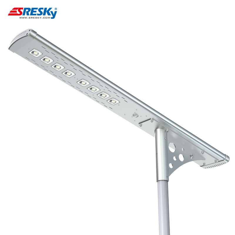 Low price of high efficiency solar street lights with remote control PIR