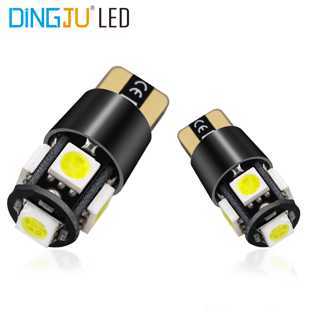 China Big Factory Good Price 194 T10 5smd 5050 Led Decoding Bulb10-30v Interior Lights Width Reading Lamp with Good Sale Service