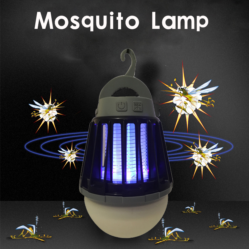 Portable Waterproof Solar Bug Zapper Lantern