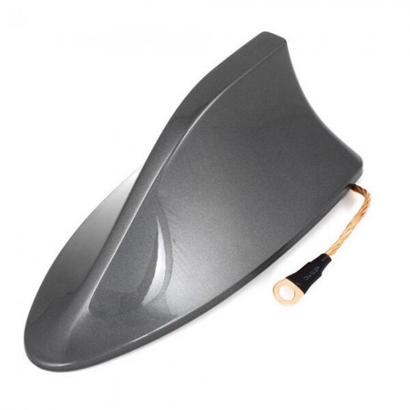 Plastic Shark Fin Design Adhesive Base Roof Decorative Antenna 16cm Long for Toyota RAV4