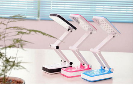 Folding rechargeable LED desk lamp creative learning lamp