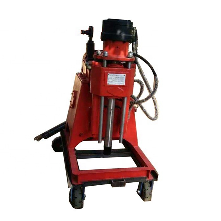 electric powered tunnel coal mine core sample drilling rig