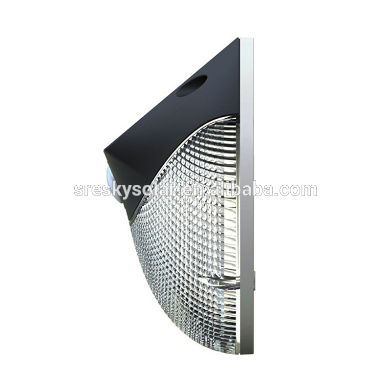 new patent wireless solar powered courtyard stair wall lights,pir motion sensing detector led outdoor security light 12v 8 led
