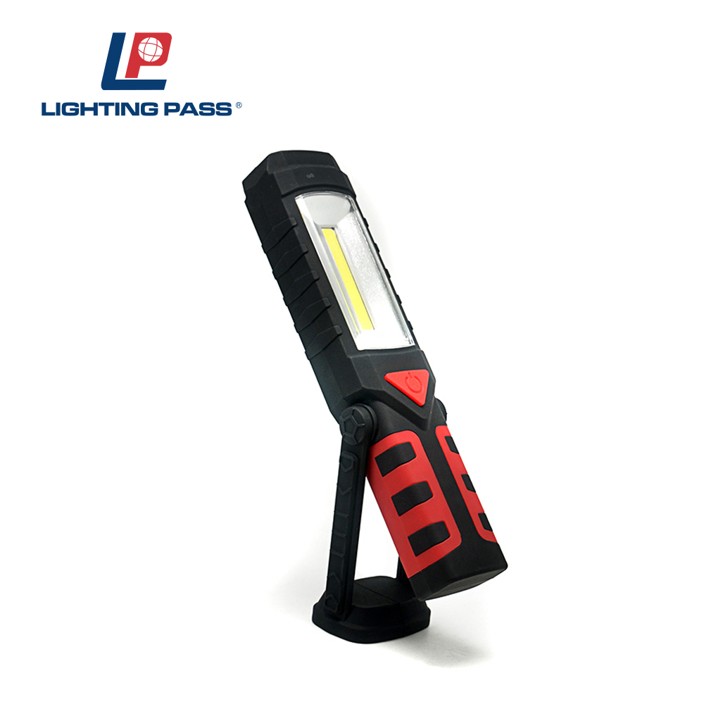 Portable Caution emergency COB worklight lamps USB Rechargeable Multifunction led magnetic work light