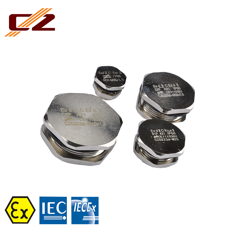 IECEX and ATEX Certified Explosion-proof Armoured Cable Gland Stainless Steel