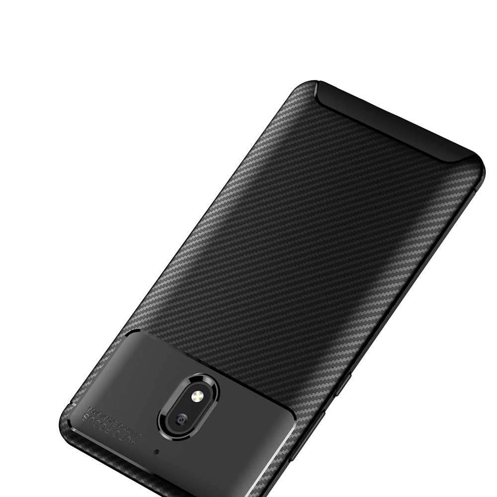 New Premium Shock Protection Carbon Fiber Skin TPU Silicone Case For Nokia 2.1