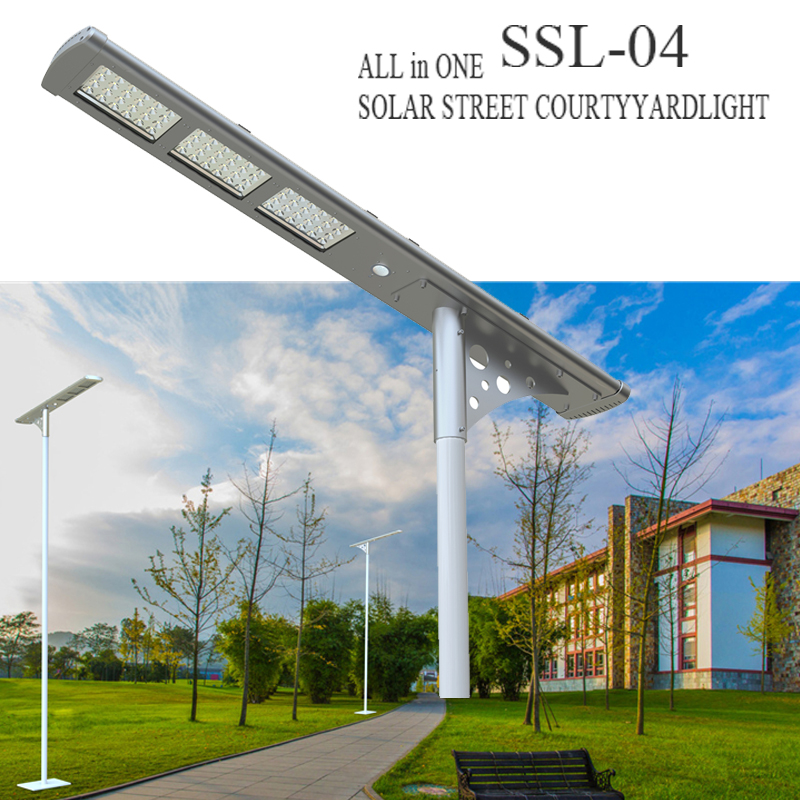 2019 High quality waterproof outdoor lighting flag pole solar led light