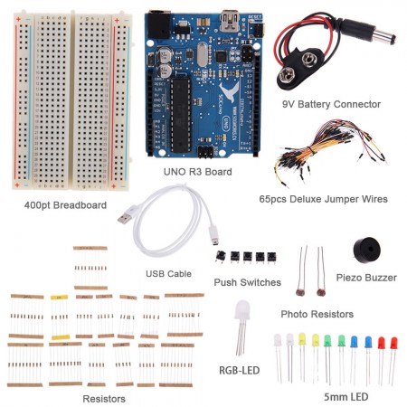 sogworks fitTek Novice Kit With 17 Basic Tutorial Projects For Arduino Sarter Courses and C Language Programing