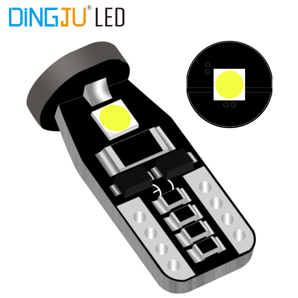 Factory Cheap Price Led Car T10 3030 3smd Bulbs 12v 200lm Canbus W5w 194 Error Free Width Reading Light Fast Delivery