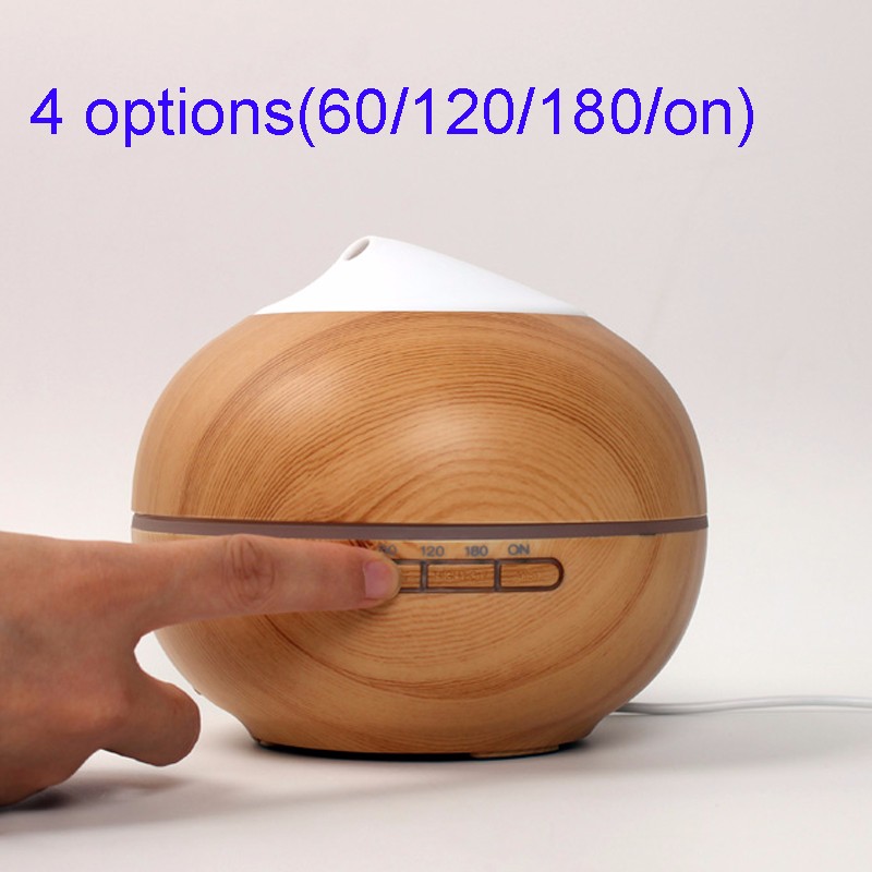 New 2017 Drop-water Design Portable Installation Air Freshening Diffuser With Wood Grain Color