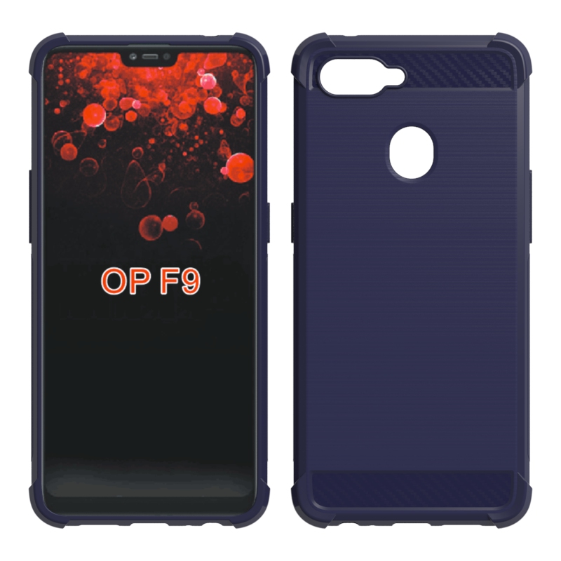 Carbon Fiber Soft Tpu case for OPPO F9