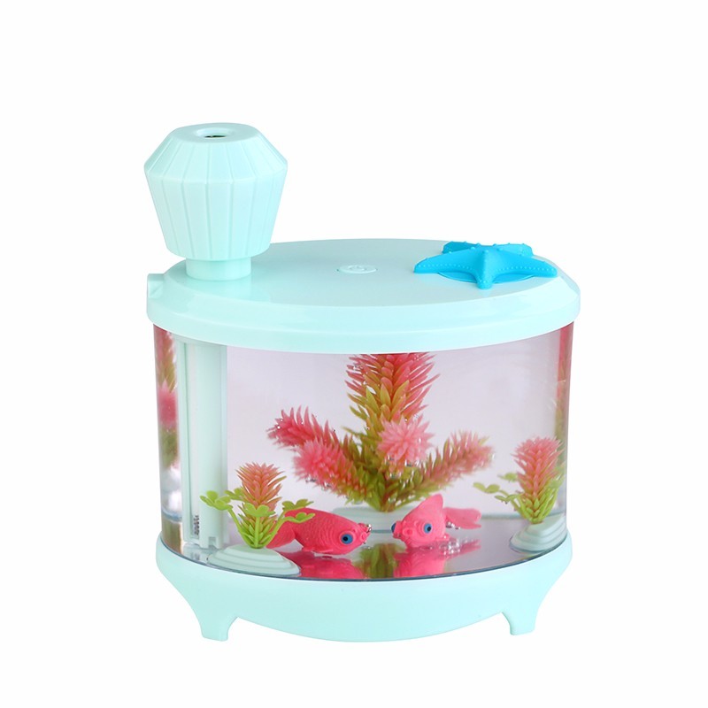 Creative Fish Tank 460ml Humidifier USB Home use