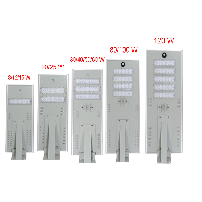 2019 New Products 30W Aluminum IP65 Smart Integrated All In One Led Solar Street Light