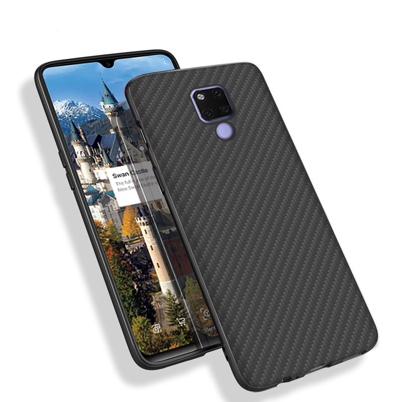 Premium Carbon Fiber  Case Full Sides Protective Shell Back shockproof Cover Design For Huawei Mate 20X
