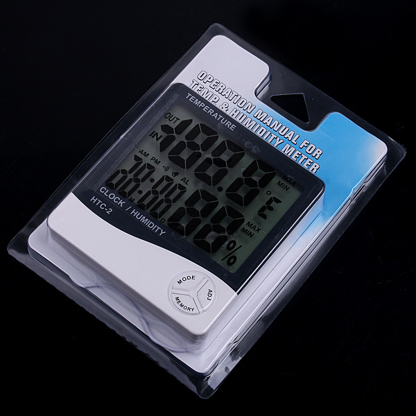 Digital Thermometer hygrometer Temperature Humidity Meter Clock termometro digital thermometre weather station diagnostic-tool