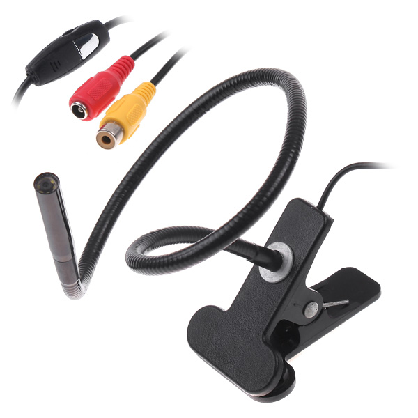 High Definition AV Endoscope Waterproof Inspection Camera Borescope microscope with Clip Mini microscopio Magnifier