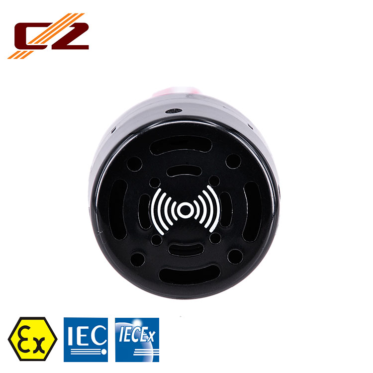 CZ 2019 ATEX Explosion proof Black (flash) buzzer for panel mounting