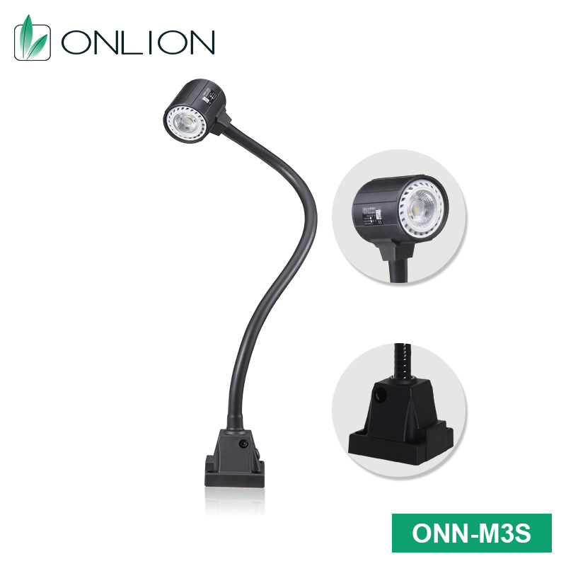 ONN-M3S 110v machine lamp gooseneck led light