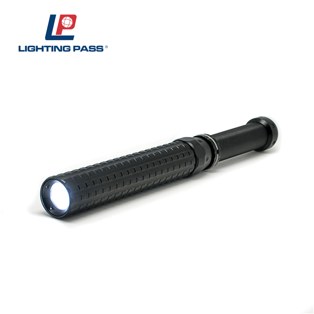 Police Multi-Functionl flashlight with Rechargeable Batteries