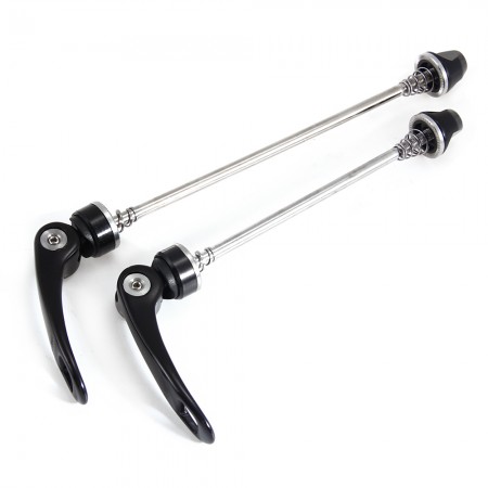 1 Pair Mountain Road MTB Bike Bicycle Wheel Hub Skewers Quick Release QR Black