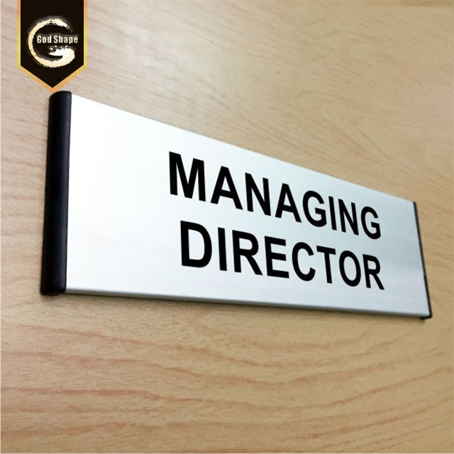 New product aluminum door sign plate office toilet sign hotel sign name plate