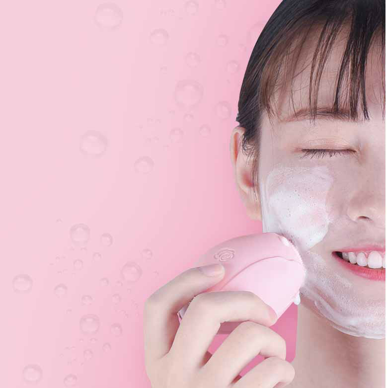 SORBO 2018 New Product Sorbo Face Cleanser Brush Facial Cleansing Massager Rechargeable Waterproof