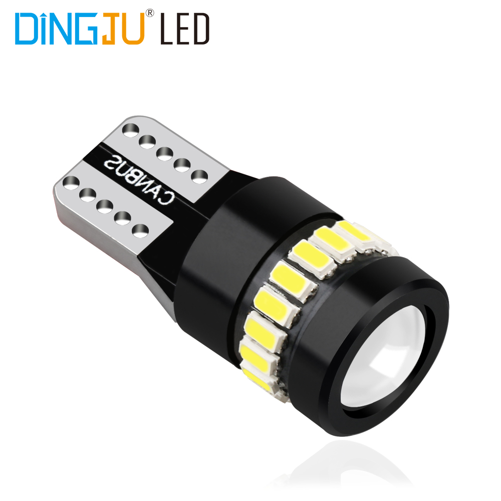 Wholesale led T10 18SMD 3014 1SMD 3030 lamp w5w auto bulb 12v 1.6w 194lm interior width plate light  white manufacturer