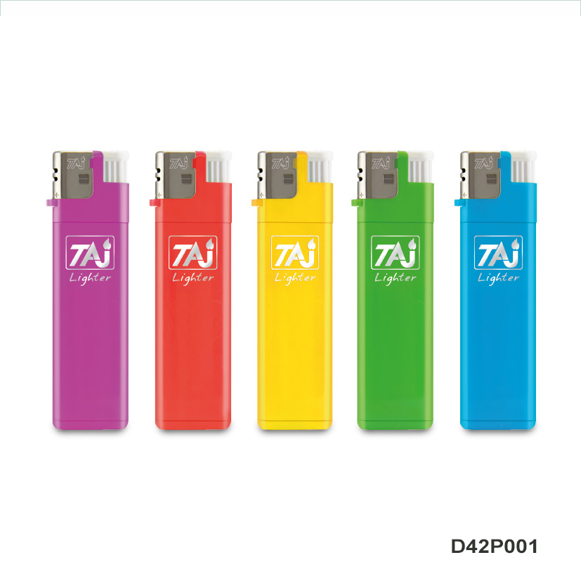 2019 Hot-selling Solid color Electronic Gas Lighter with ISO certificate