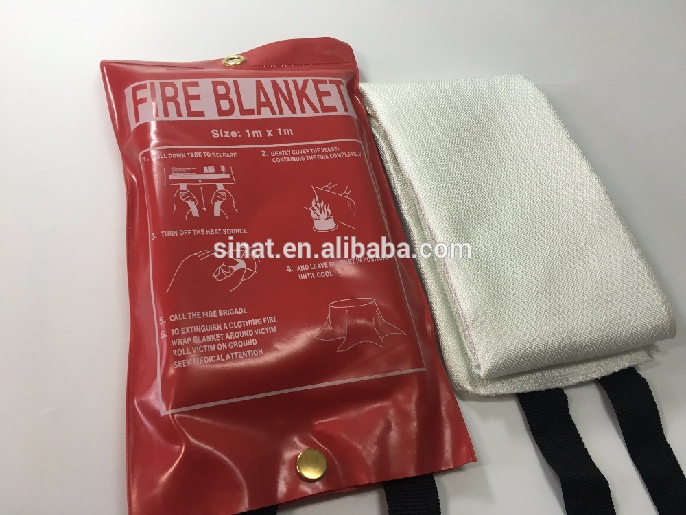 Fire proof 1.0x1.0m EN1869 approved fire blanket