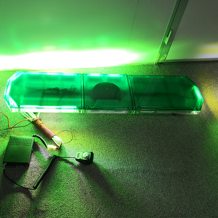 DC12V 24V 47 inch green led lightbar emergency light bar for ambulance