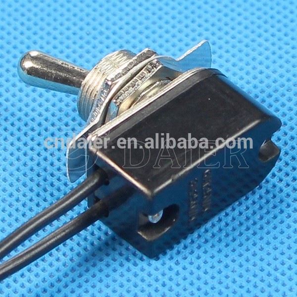 ON-OFF 12VDC Wired Spring Return Toggle Switch