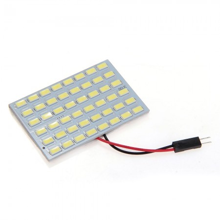 White 5630 SMD 48 LED Dome Light Panel Interior Bulb Festoon T10 BA9S DC 12V