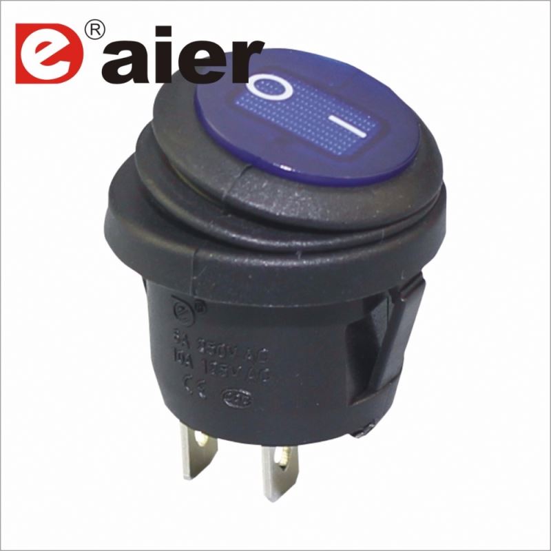 Blue Color Waterproof CQC Rocker Switch, Waterproof Switch$