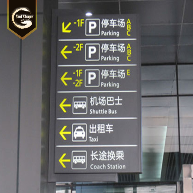 Factory Free Standing High Quality School Real Estate Parking Lot Signage Pylon Sign