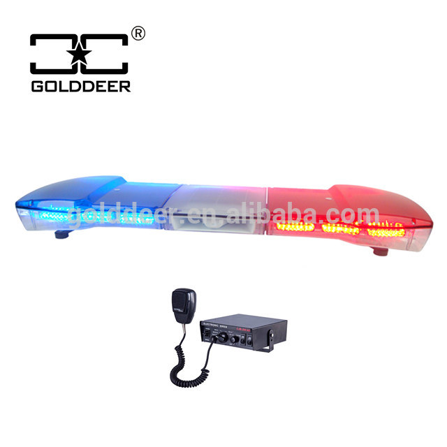 Warning Lightbar Led Strobe Light Bars With Speaker