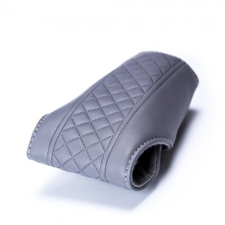 Vehicle Car Fau Leather Non-slip Gear Shift Knob Cover Protector Pad