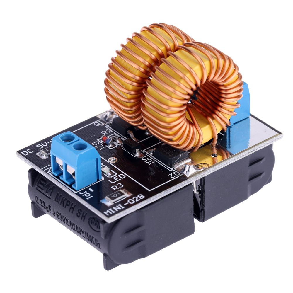 5-12V ZVS Low Voltage Induction Heating Power Supply Module Induction Heating board for induction heating power supply with Coil