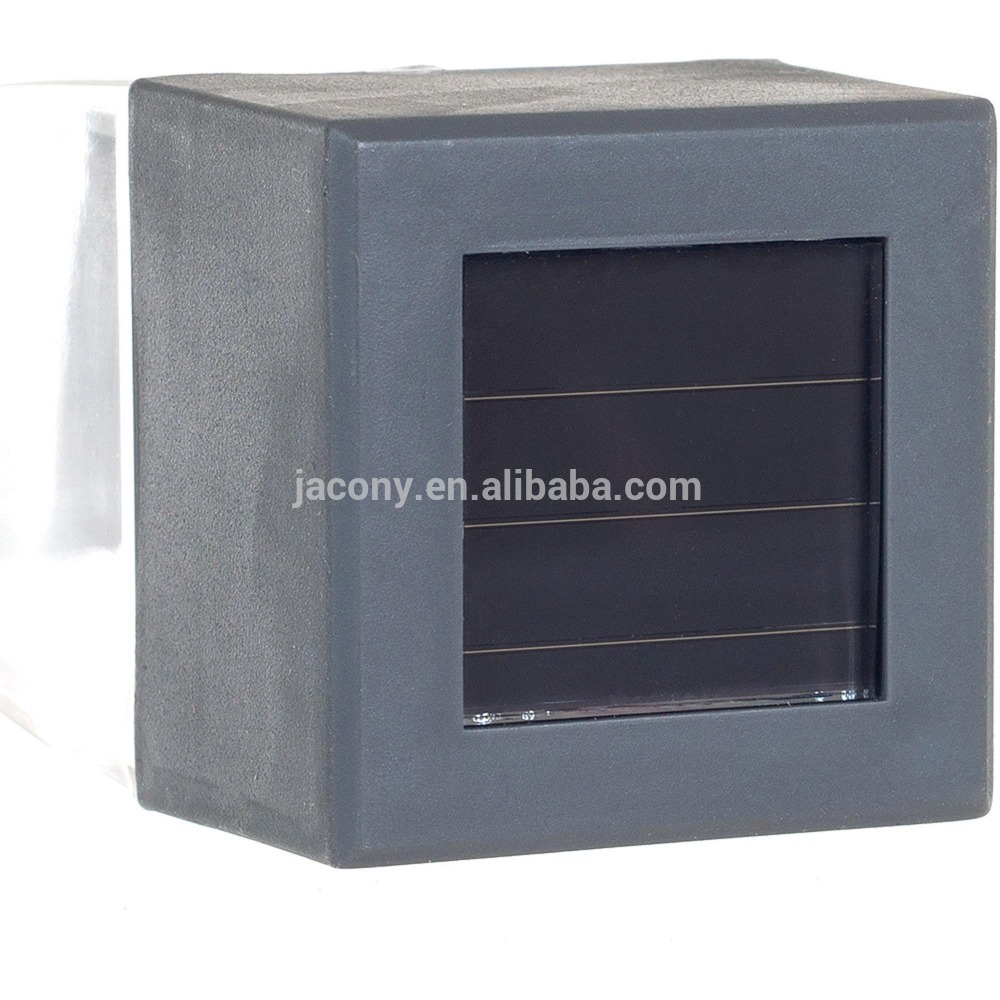 Plastic Square Torch Solar Garden LED Marker Light for Landscaping Accent Courtyard (JL-8580)