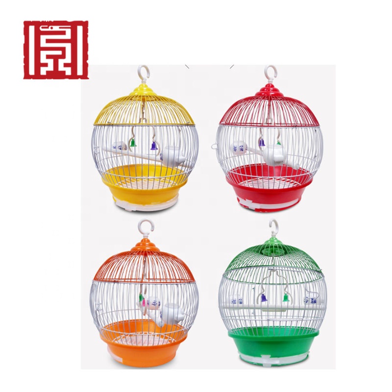 Round metal canary bird canary cage parrot cage wedding large breeding