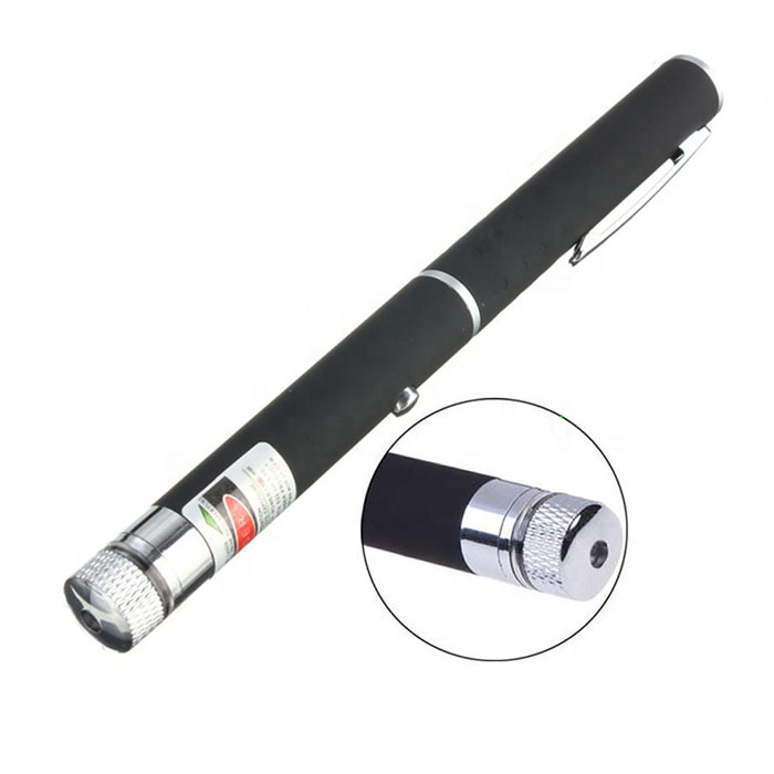 Custom Logo Aluminum 5mw Laser Pointer Red Blue Green Color Laser Light with Star Cap