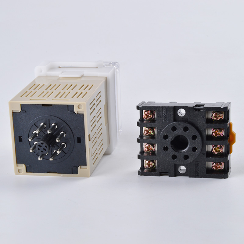 DH48S-s Repeat Cycle Time Delay Relay / 24v timer relay socket (AC 220V 110V 380V 36V DC / AC 24V 12V )0.01S - 99H 99M 8 Pins