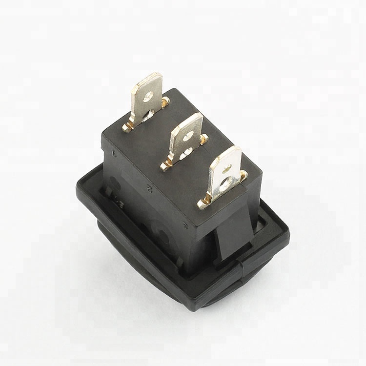 Factory price free sample 6a 250v 3 pins onoff rocker switch