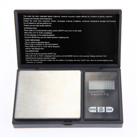 650g/0.1g Digital Medical Lab Balance Weigh Weight Weighing Scale Kitchen Home