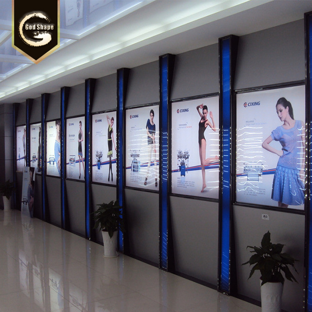 Advertising Waterproof Modern Photo Poster Menu Restaurant Frame Square led Light Box