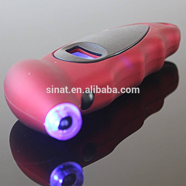 Red color Car digital tire pressure gauge with led light